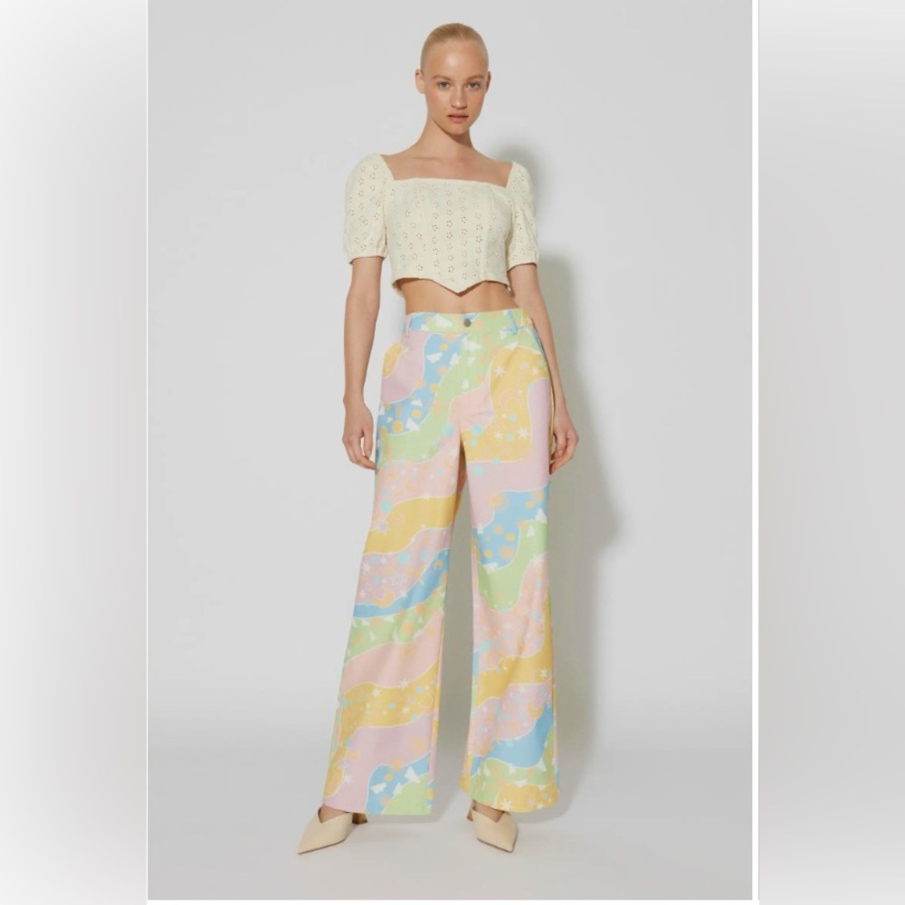 Glorious spring colors: Something New - celestial Claudia Wide Pant SOLD OUT